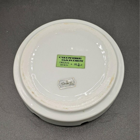 Porcelain Ashtray Shafford Japan Bird Floral - Picture 6 of 10
